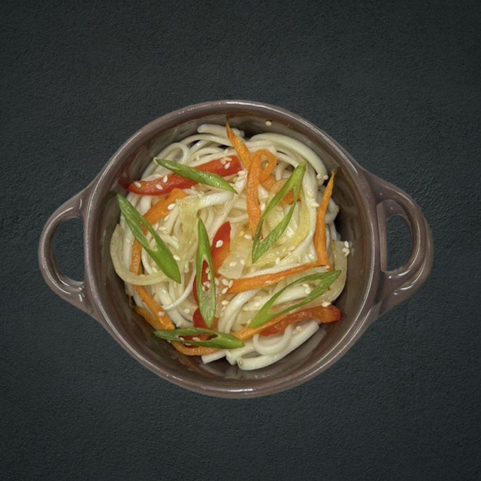 Лапша удон и овощи